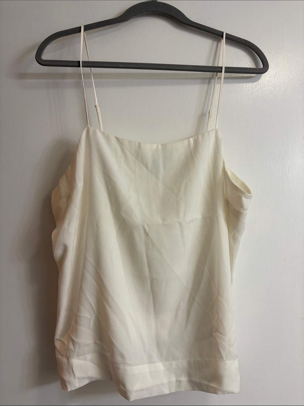 Express Cream Spaghetti Strap Cami Top